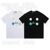 T-shirt da uomo popolare 2023 designer T-shirt da uomo T-shirt Europa Parigi lusso classico primavera estate cerchio lettera magliette bianche nere semplice T-shirt casual in cotone 4RRP