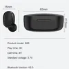 E6S Pro Fone Fone Bluetooth Kulaklıklar Kablosuz Kulaklıklar LED Ekran Gürültü Engelleme Kulaklıkları Mikrofon Paketi