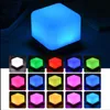 Night Lights Led Square Lamp RGB 16 Colors Cosmic Cube Lights with Remote Control IP68 Waterproof and USB Charging for Dining table and Room P230331