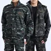 Men's Tracksuits Men's Spring And Autumn Camouflage Uniforms Welders' Wear-resistant Overalls Labor Insurance Outdoor Tooling Suits W0322