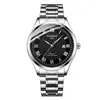 Нарученные часы роскошные лучшие бренд -бренд бизнес -мужчина часы Стальные водонепроницаемые кварцевые наручные часы Montre Homme Fashion Men's Relogio Masculino