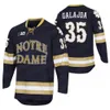 24S vin 18 Graham Slaggert Notre Dame Fighting Irish Hockey Jersey 2023 Collège Jake Pivonka Galajda Spencer Stastney Ellis Landon Slaggert