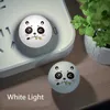 Gece Işıkları Sevimli Panda Led Gece Işık Taşınabilir USB Fiş Mini Kitap Işıkları Beyaz/Sıcak Işık Okuma Lambası Dizüstü Bilgisayar Klavye Aydınlatma P230331