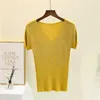 Women's T-Shirt Women's Summer Style Diamond T-shirt Top Tee Women's Casual Short Sleeve V-Neck Black Green Blue Casual T-shirt Top ZZ0385 230331