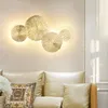 Wall Lamps Modern Lamp Lotus Leaf Sconce For Bathroom Led Lights LOFT Decor Industrial Bedroom Bedside Lighting Fixture