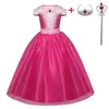 Костюм для девчонка для девчонки для детей 4 6 8 10 Y Fantasy Girl Cosplay Princess vestido Дети дети рождественская вечеринка замаскированы платья 230331