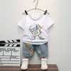 Kleidung Sets Kinder Sommer Freizeitkleidung Anzug Baby Jungen Mädchen T-Shirt Kurze Hosen 2er Sets Kinder Säuglingsmantel Kleinkind 1 2 3 4 5 Jahre 230331