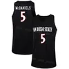 2023 Final Four Basketball Jerseys College San Diego State Aztecs 0 Devin Watson 5 Jalen McDaniels 21 Malik Pope 15 Kawhi Leonard Jamaal Franklin Man Woman Youth NCAA