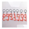 Party Favor Portable Keychain Ascenseur Boutons Outil Sans Contact Poignée De Porte Clé Grip Sécurité Protection Isolation Notouch Opener Car Dhrhn