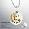 Pendant Necklaces Stainless Steel Lettering Necklace You Me Forever Confessions Gift