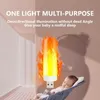 Nattljus 3st USB Night Light Flame Light Torch Light Candle Lamp LED Flame Light Mobile Power PC Laptop Light Outdoor Indoor Light P230331