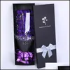 Fleurs décoratives Couronnes Main Rose Bouquet Savon Fleur Saint Valentin Noël Mère Cadeau Nouvel An Artificielle Drop Delivery Dhv6C