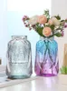 Vases De Luxe En Verre Simple Ornements De Bureau Art Transparent Arrangements De Fleurs Decorazioni Casa Home Decor DI50HP