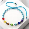 Strand Handmade 7 Chakra Bracelets & Bangles For Men Women 6mm Reiki Prayer Balance Beads Yoga Healing Meditation Jewellery
