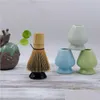 Teebürsten Schneebesenhalter Keramik Matcha Ständer Chasen Japanese Green Drop Lieferung Hausgarten Küche Esszimmer Bar Teegeschirr Dh83D