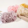 Elegante zijde Chiffon Large Hair Claw Women Fashion Flower Bow Barrettes klemmen Clips Perseegerhouder Haaraccessoires