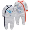 Footies Baby Strampler Geboren 2 teile/los Körper Jungen Kleidung Mädchen Kleidung Herbst Frühling Baumwolle