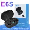 E6s pro fone bluetooth hörlurar trådlösa hörlurar ledd display buller avbrytande öronsnäckor av mic trådlös Bluetooth -headset med lådpaket