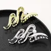 Korean Metal Geometric Hair Claw Barrettes Gold Silver Hollow Elegant Hair Clip Crab for Women Girl Hair Accessories Fashion