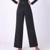 Damenhose Caprihose Damen Frühling/Sommer Hose für lateinamerikanischen Tanz Übungshose für Gesellschaftstanz Hose mit weitem Bein Damenhose für modernen Tanz mit hoher Taille H48 230331