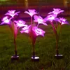 Solar Blumenlampe Outdoor Simulation Narzissen Licht LED Garten Dekoration Hochzeit Urlaub Fee Dekor Rasen Landschaft