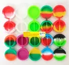 7 ml duas câmara de silicone jarra de cera não bastão reutilizável erva inquebrável Dabs Oil Concentrate Extract Stash Silicone Storage Jar 10pcs/lote