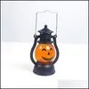 Andra festliga festförsörjningar Halloween Pumpkin Wind Lamp Light Up Lantern Home Bar School Decorations Drop Delivery Garden DH7EF