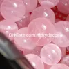 Lucky Starry Natural Asterism Rose Quartz Sphere Decor Mozambique Gemmy Six Ray Star Rufract