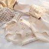 Women's Panties 5Pcs/Set M-XL Women's Panties Cotton Underwear Cute Cartoon Bear Girl Briefs Mid Waist Underpants Breathable Panty Sexy Lingerie 230414