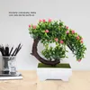 Decorative Flowers Artificial Bonsai Plants Home Decoration Accessories Decor Fake Plant Planters For