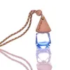 Car Perfume Bottle Pendant Essential Oil Diffuser Colorful Hanging Container Clothes Ornaments Air Freshener Pendants Empty