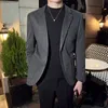 Herrenanzüge Blazer Boutique Herrenjacke Erhältlich in 29 Farben Mode Herren Slim Fit Kleid Casual Trend Britischer Stil Formelle Jacke 230330