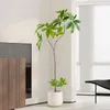 Decorative Flowers 180CM Large Artificial Money Tree Plant Indoor Decoration Potted Greenery