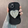 Custodia per telefono di design 2023 Cuore d'amore di lusso con diamante Adatto per iPhone 14 13 12 Pro max 11 12 14plus Custodia anticaduta