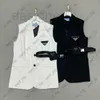 Women's Vests popular designer Short Hooded Vest Long Style Slim Top Zipper Outwear Summer Pocket Outsize Lady Warm Coats S-L QZL7