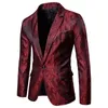 Men's Suits Blazers European and American Performance Dress Trends Men's Wear Korea Casual Fit Night Club Host Emcee Blazer European Size 230330