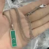 2023 قلادات كلاسيكية رجعية مصمم للنساء قلادة قلادة GGITY فاخر مزدوج G Letter Jewelry KGX1C