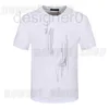 Męskie koszulki popularne 2023 Letni projektant męskie koszule luksusowe koszulę Europa Mężczyzn Klasyczny druk wielki liter