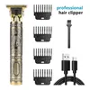 USB Oplaadbare elektrische scheerhaas Haar Clipper Professionele haar Trimmer Barber Shaver Shaver Trimmer Baard Men Haar snijdmachine Elektrische scheermes DHL