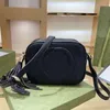 Marmont Soho Disco Messenger Borse per fotocamera Borse ophidia Borse a tracolla da donna Uomo Designer di lusso Pochette CrossBody Portafogli in vera pelle Borsa a mano da viaggio nera