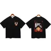 Mężczyzn T Shirt Rhude Women Mens Shirts Designer Tshirt Print Streetwear Modna Moda Outdoor Summer Summer Latoal Loose Black Black S-XL DSDL