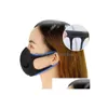 Designer Masks Ice Silk Face Mask With Breathing Vae Washable Reusable Antidust Pm2.5 Protective Black Recycle Drop Delivery Home Ga Dhdzw