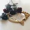 Dekorative Blumenkränze Gothic Black Rose Artificial Simulation Valentine Gift Wedding Home Decoration Roses Po PropsDecorative