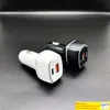 Fruit Phone Car Charger Quick QC SCP PD Тип C 20W Fast Car USB для iPhone Xiaomi Huawei Samsung Phone