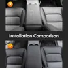 Ny bilarmstödlådor för Tesla Model 3/ Model Y 2019 - 2022 Central Control Armest Decoration Interiörbiltillbehör