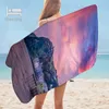 Towel Beach At Ocean Sunset Bath Summer Travel Towels For Adult Yoga Mats Quick Dry Bathroom Drop