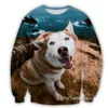 Moletons masculinos moletons phechion moda masculino/mulher animal husky cão 3d impresso na manga longa roupas esportivas casuais pulôver s41