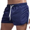 Men's Shorts Summer Men'S Swimwear Shorts Brand Beachwear Sexy Swim Trunks Men Swimsuit Low Waist Breathable Beach Wear Surf W0327