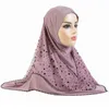 Musulman Grandes Filles Hijab avec Couche Écharpe Islamique De Haute Qualité Arabe Chapeau Femmes Bandeau Ramadan Prier Chapeaux 70x60cm