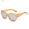 24ss Sport Designer Cost Sonnenbrillen Großer Rahmen Holzmaserung Gläser Zweifarbige Polarisationsfolie Strandbrille Mode Wwat